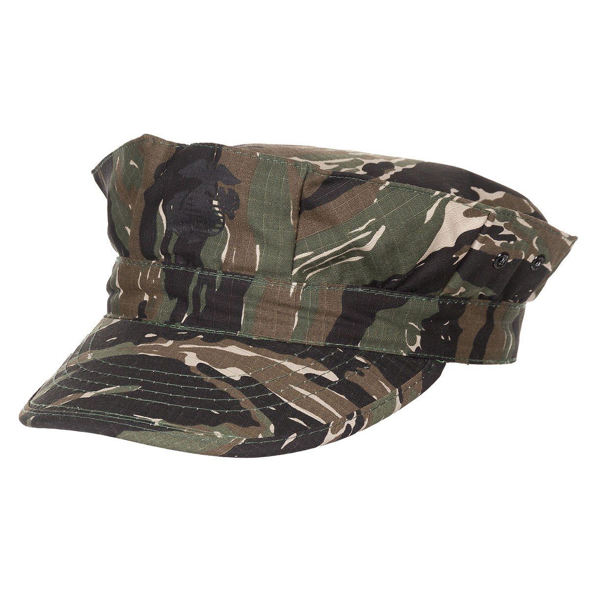 MFH Army Cap US Cap,"USMC", Rip Stop, tiger stripe, Marine-Corps-Druck