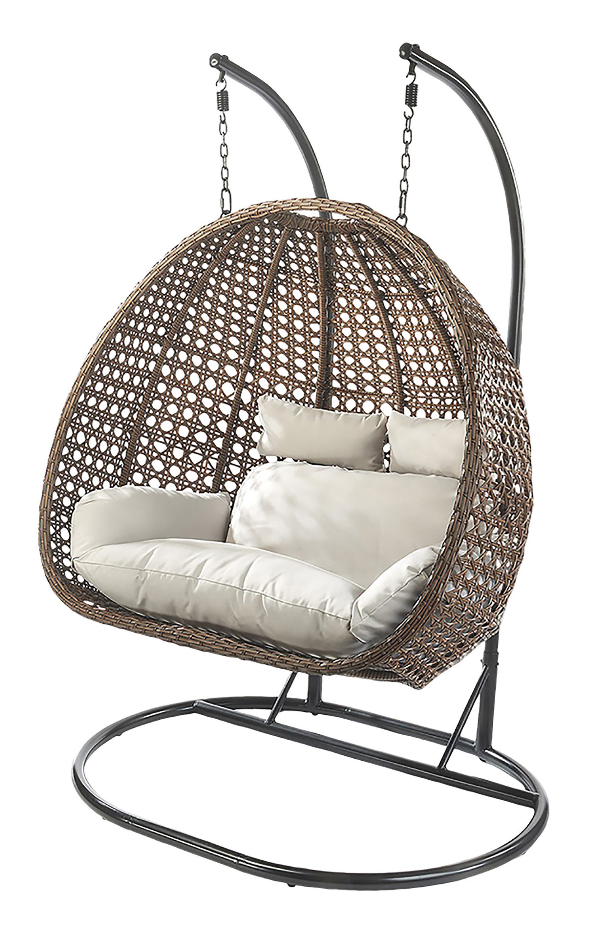 Kobolo Hängesessel BRUNO Polyrattan Gestell und günstig online kaufen