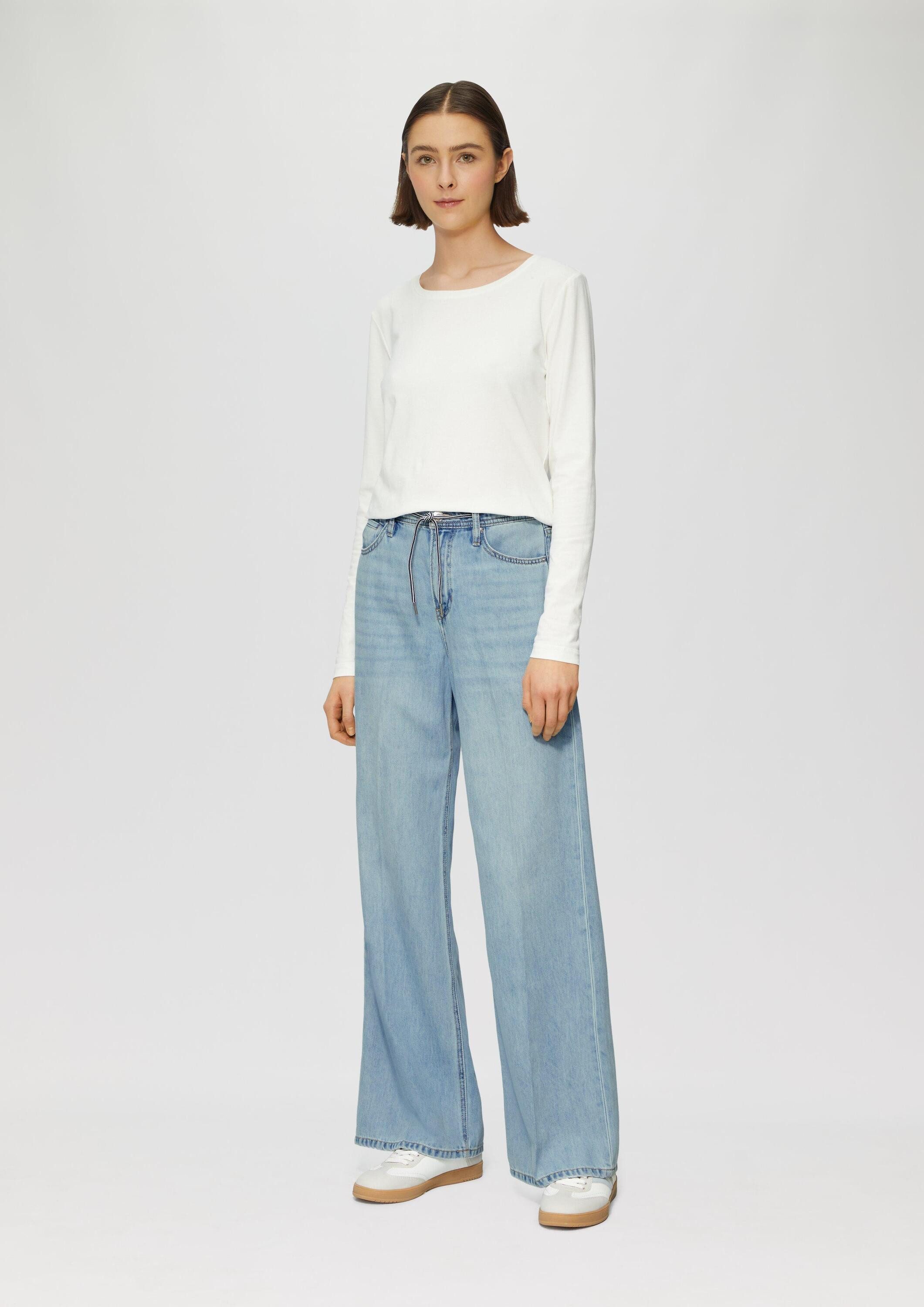 s.Oliver Weite Jeans Jeans-Hose SURI Jeans Suri / Regular Fit / Mid Rise / Wide Leg