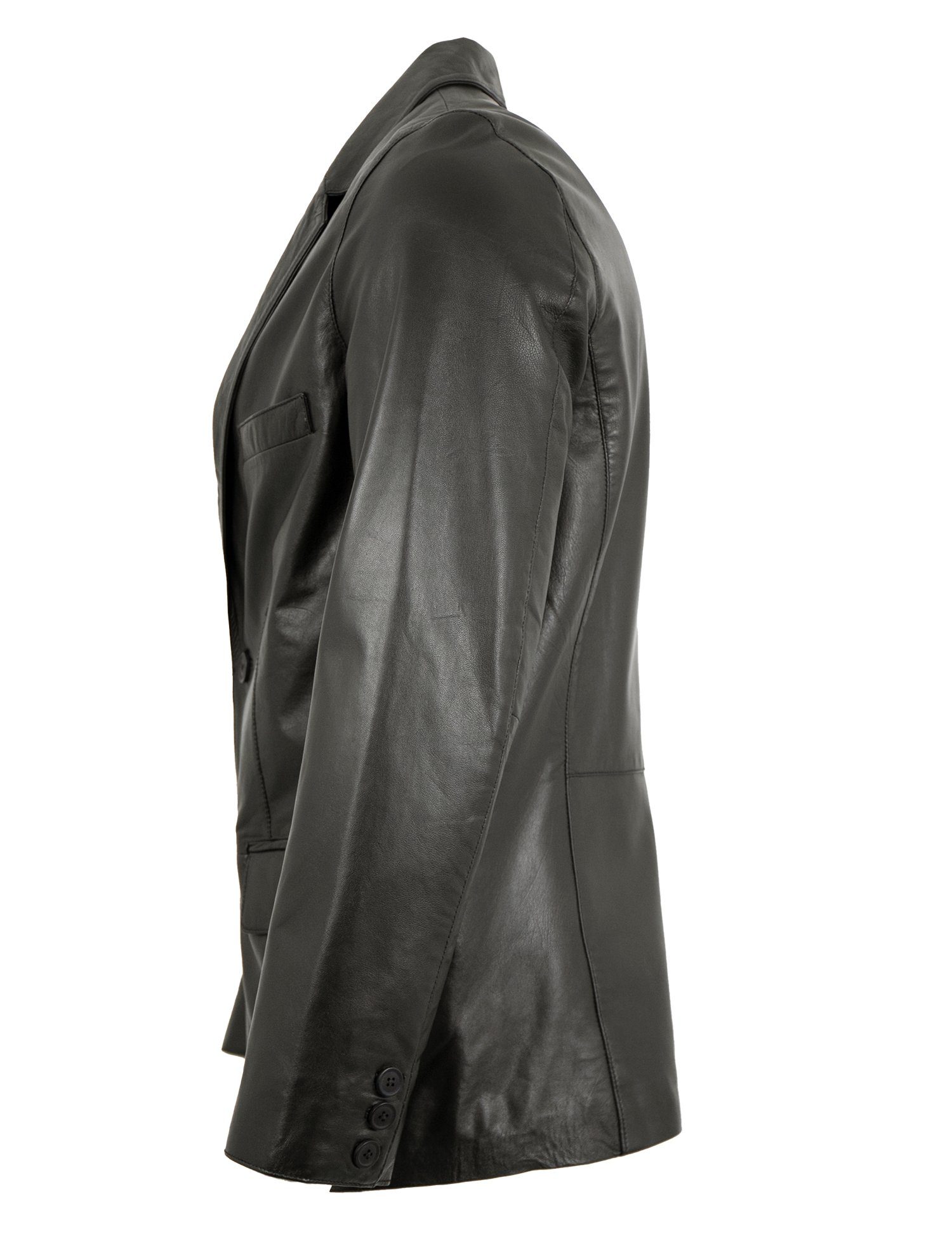 Maddox Lederjacke Maddox - Herren Lederjacke Lammnappa Sakko schwarz günstig online kaufen