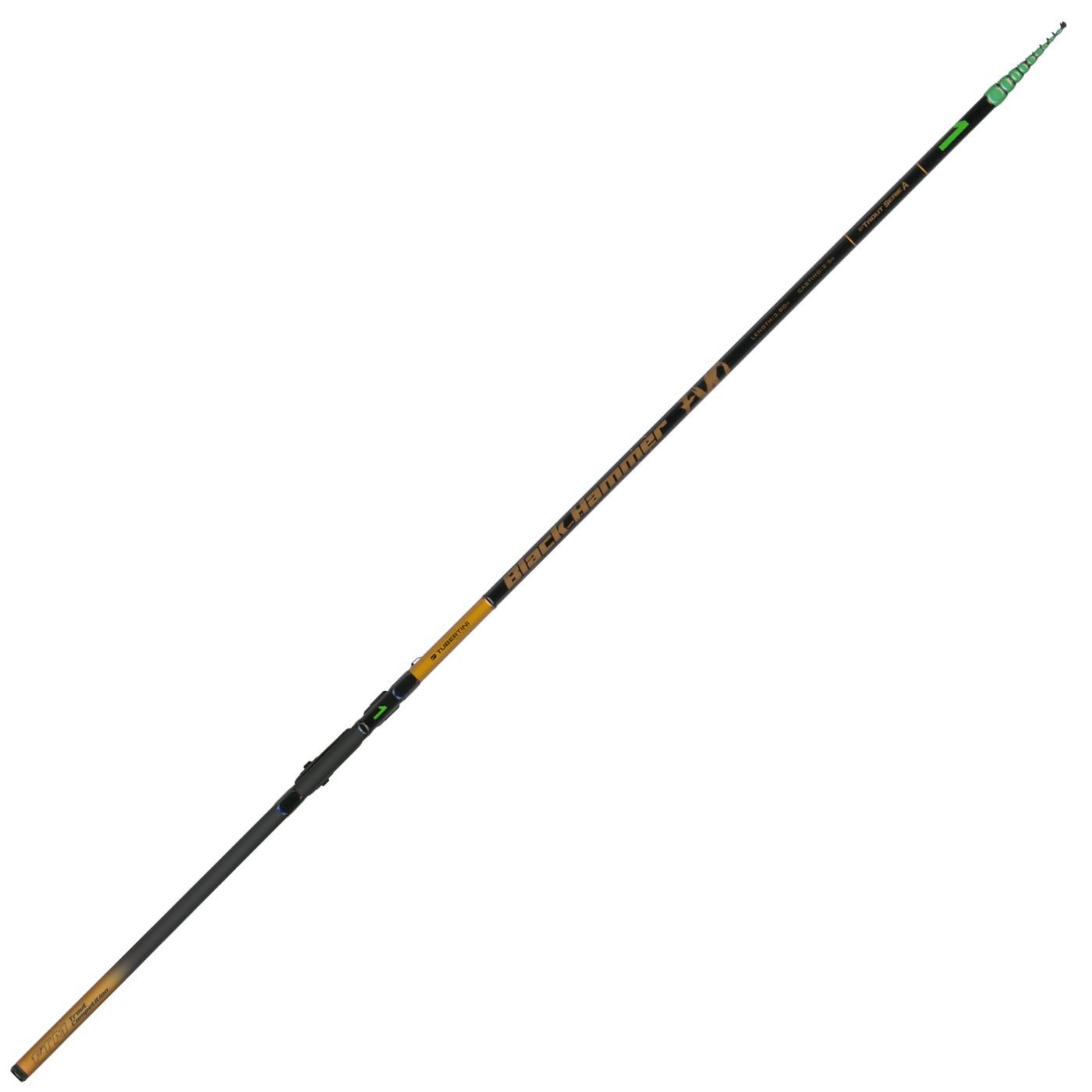 Forellenrute 3,80cm 2-5g Tubertini Forellenrute - Black / Evo Hammer 1