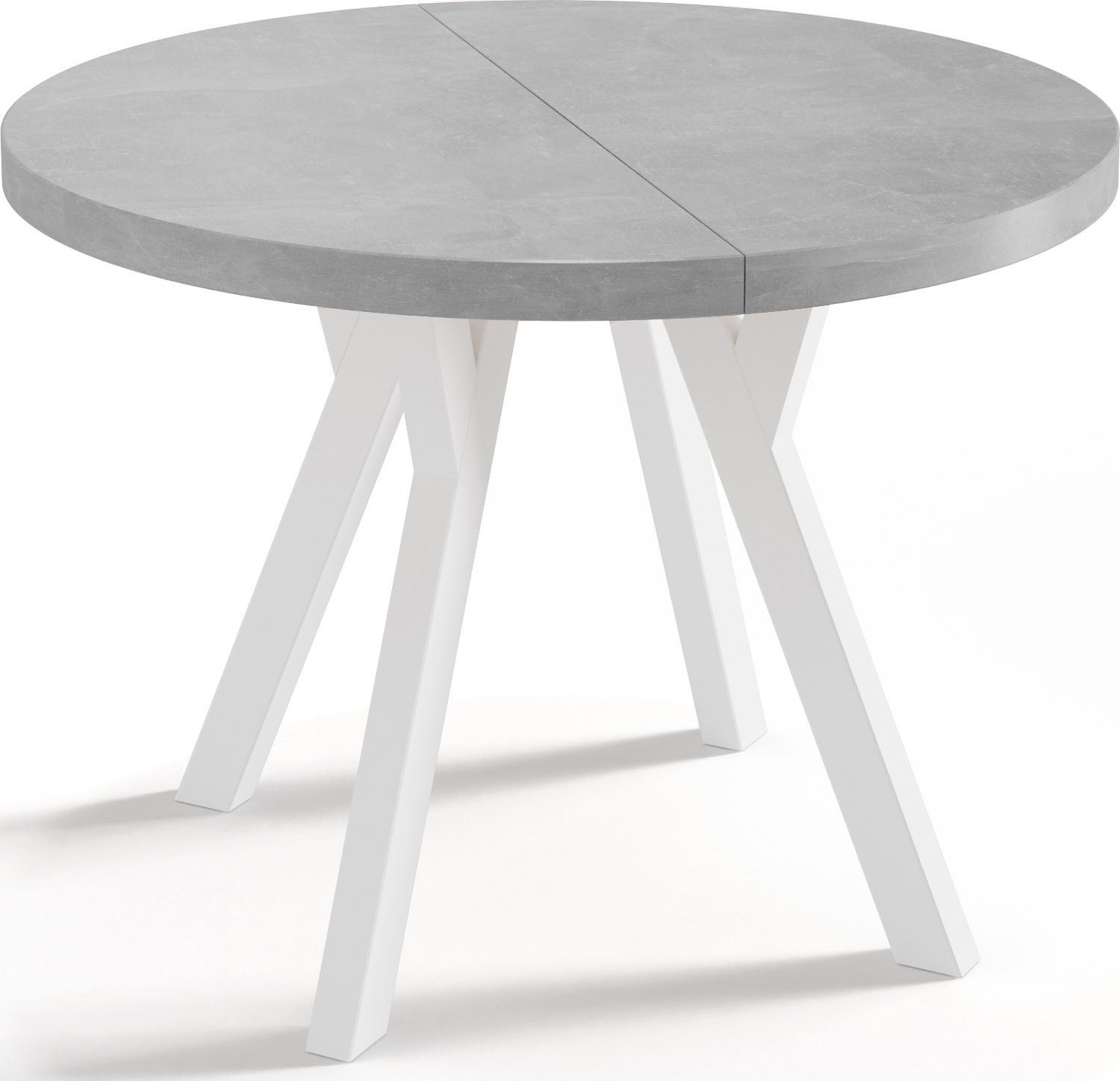 WFL GROUP Esstisch Twixy, Runde Loft günstig online kaufen