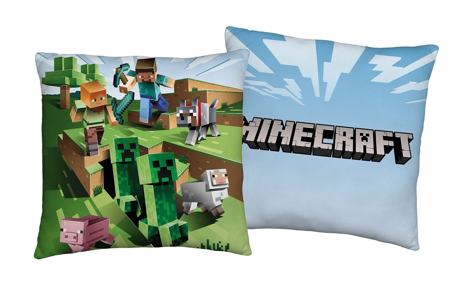 Minecraft Dekokissen Minecraft Kissen Dekokissen 40 x 40 cm