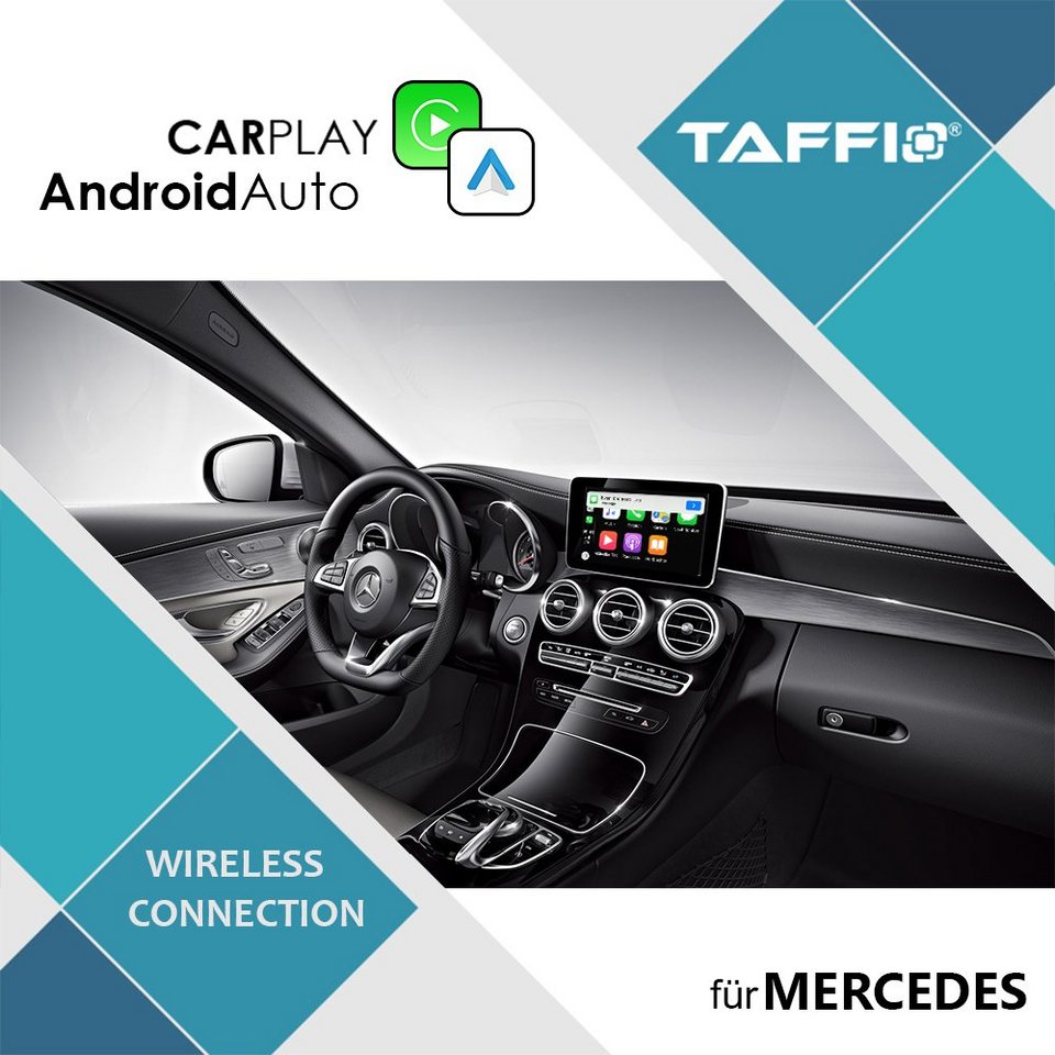 TAFFIO CarPlay Android Benz W177 W176 W205 C246 W212 W447 W207 W218 X253  NTG5 Einbau-Navigationsgerät, CarPlay AndroidAuto für Benz W177 W176 W205  C246 W212 W447 W207 W218 X253 NTG5
