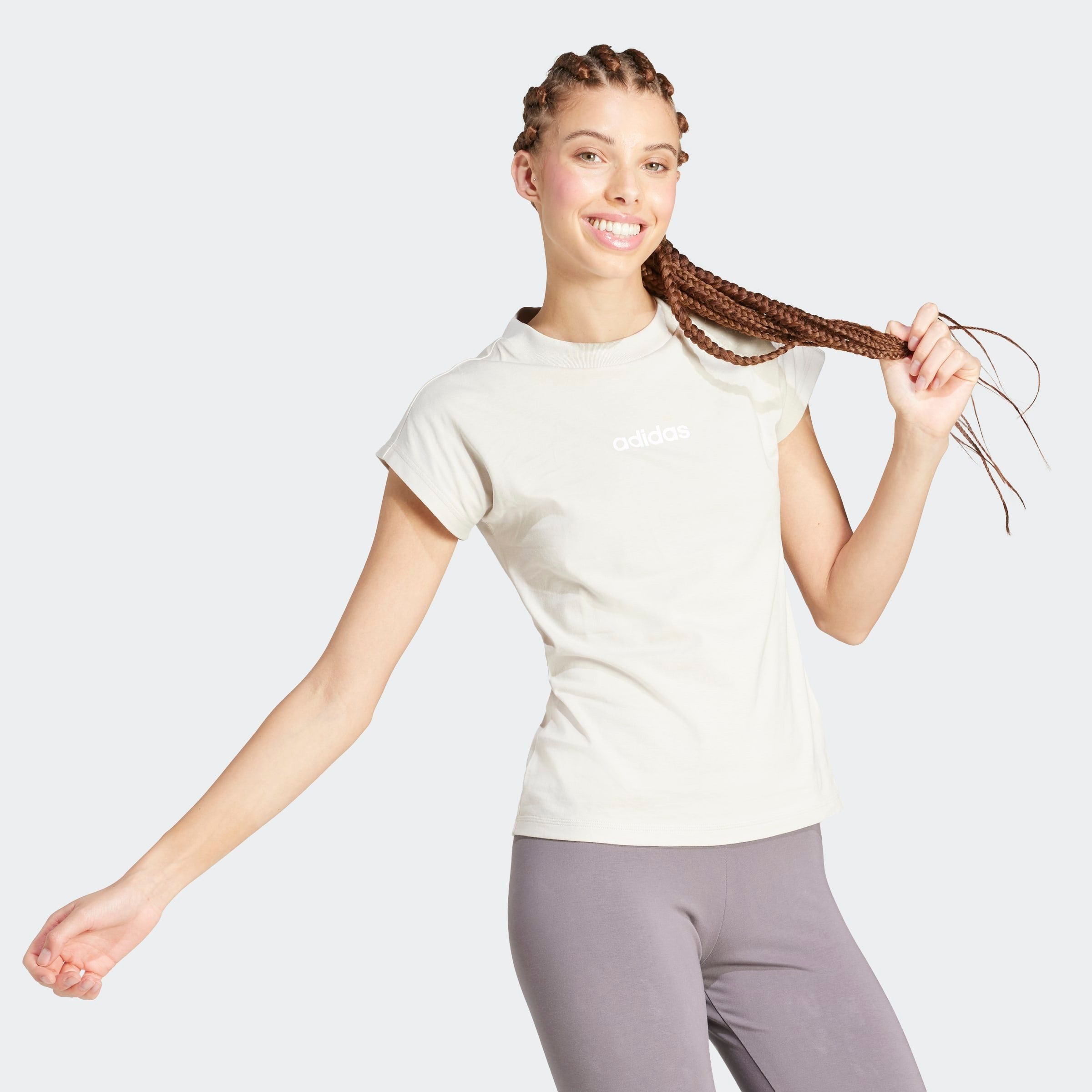 adidas Sportswear T-Shirt W LIN SJ T sportlicher Stil, Kurzarm, ohne Versch günstig online kaufen