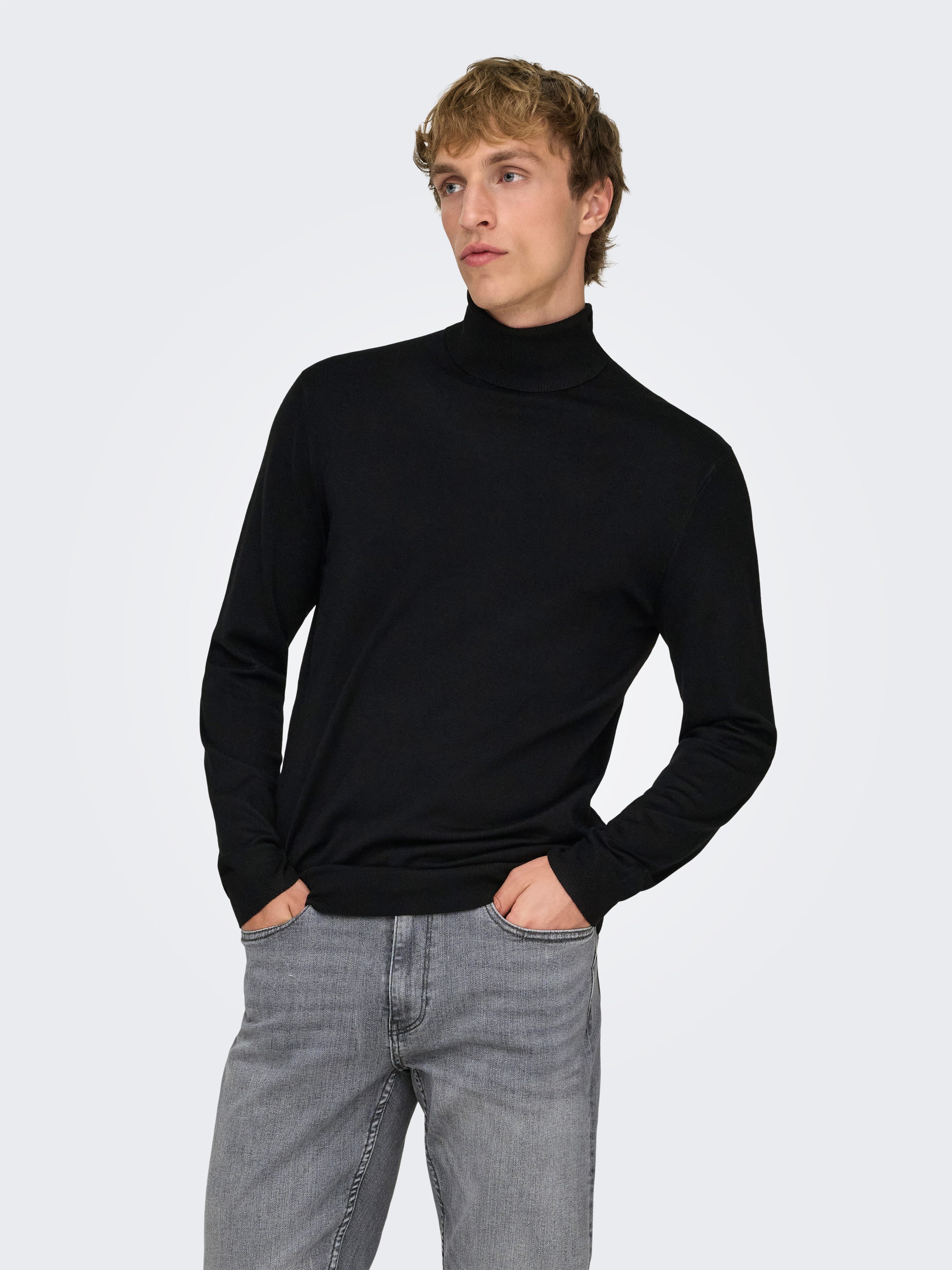 ONLY & SONS Rollkragenpullover ONSWYLER LIFE REG ROLL NECK KNIT NOOS