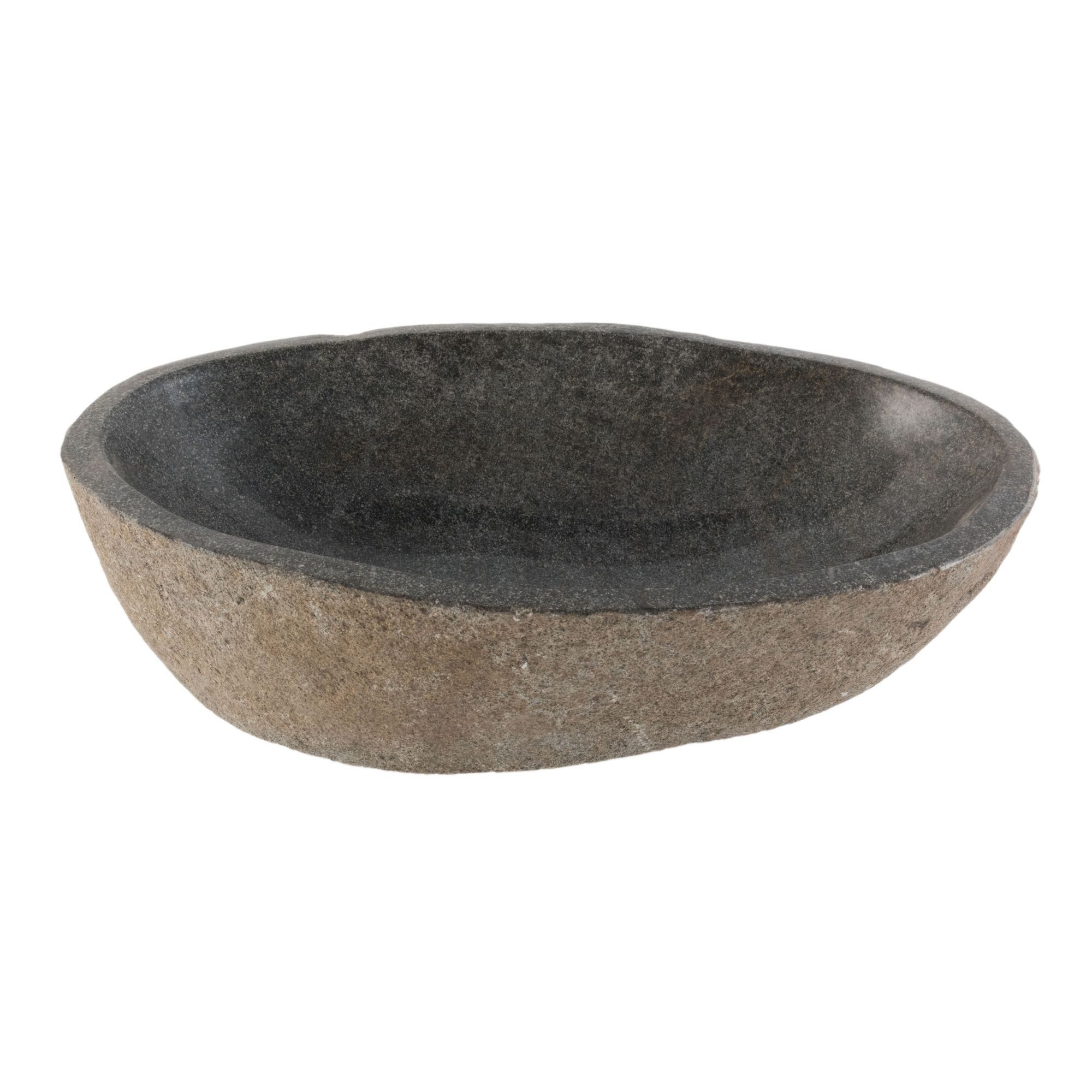 wohnfreuden Dekoschale Naturstein-Schale innen poliert ca. 50 cm, 71887