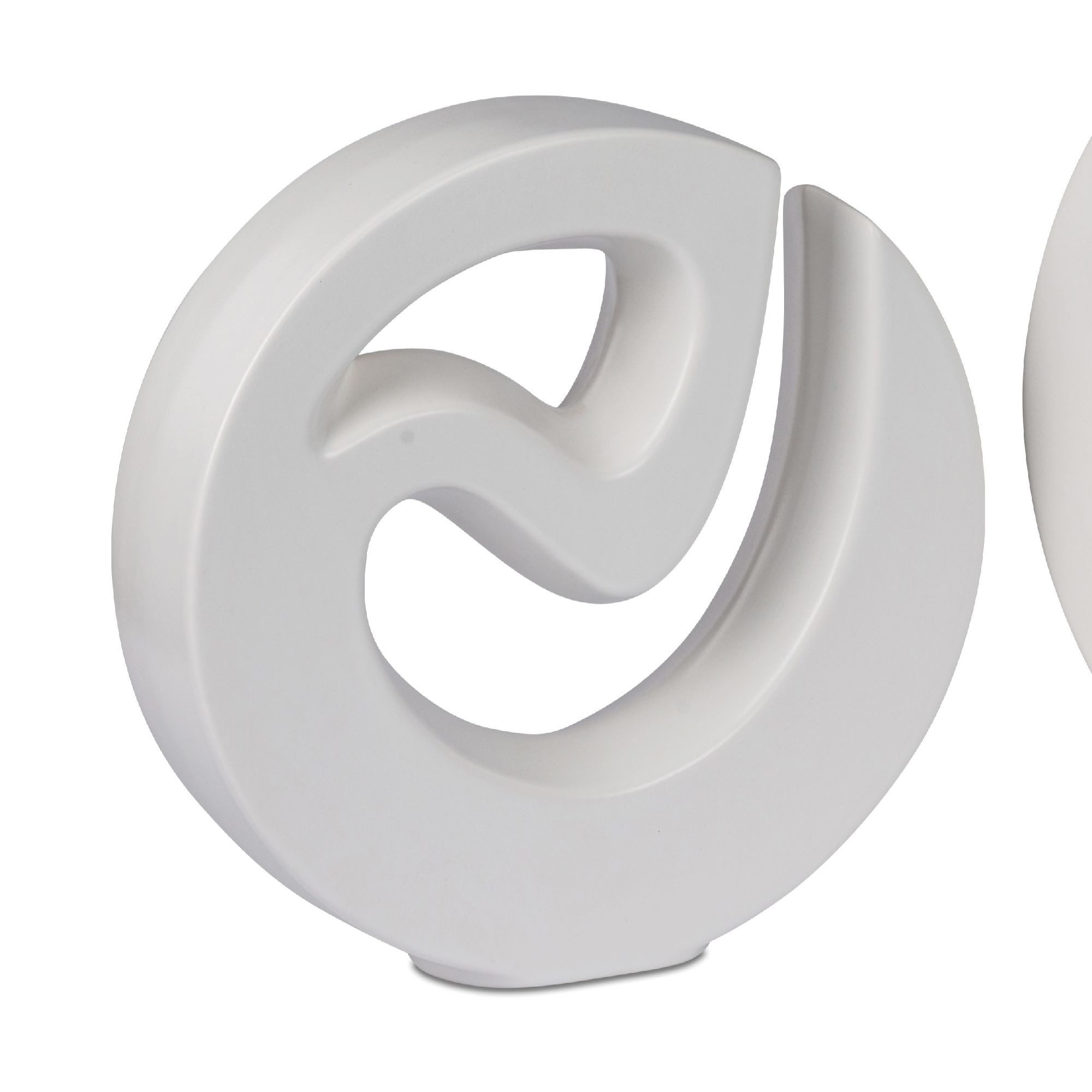 formano Dekovase Modern Art, Farbe: Weiß, Motiv: Modern Art