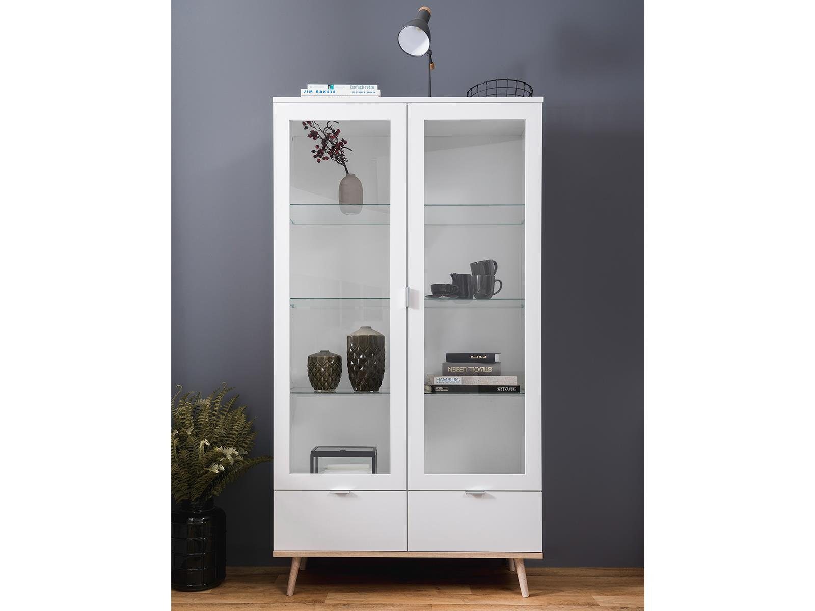 Finori Vitrine 100 x 185 x 40 cm (B/H/T)