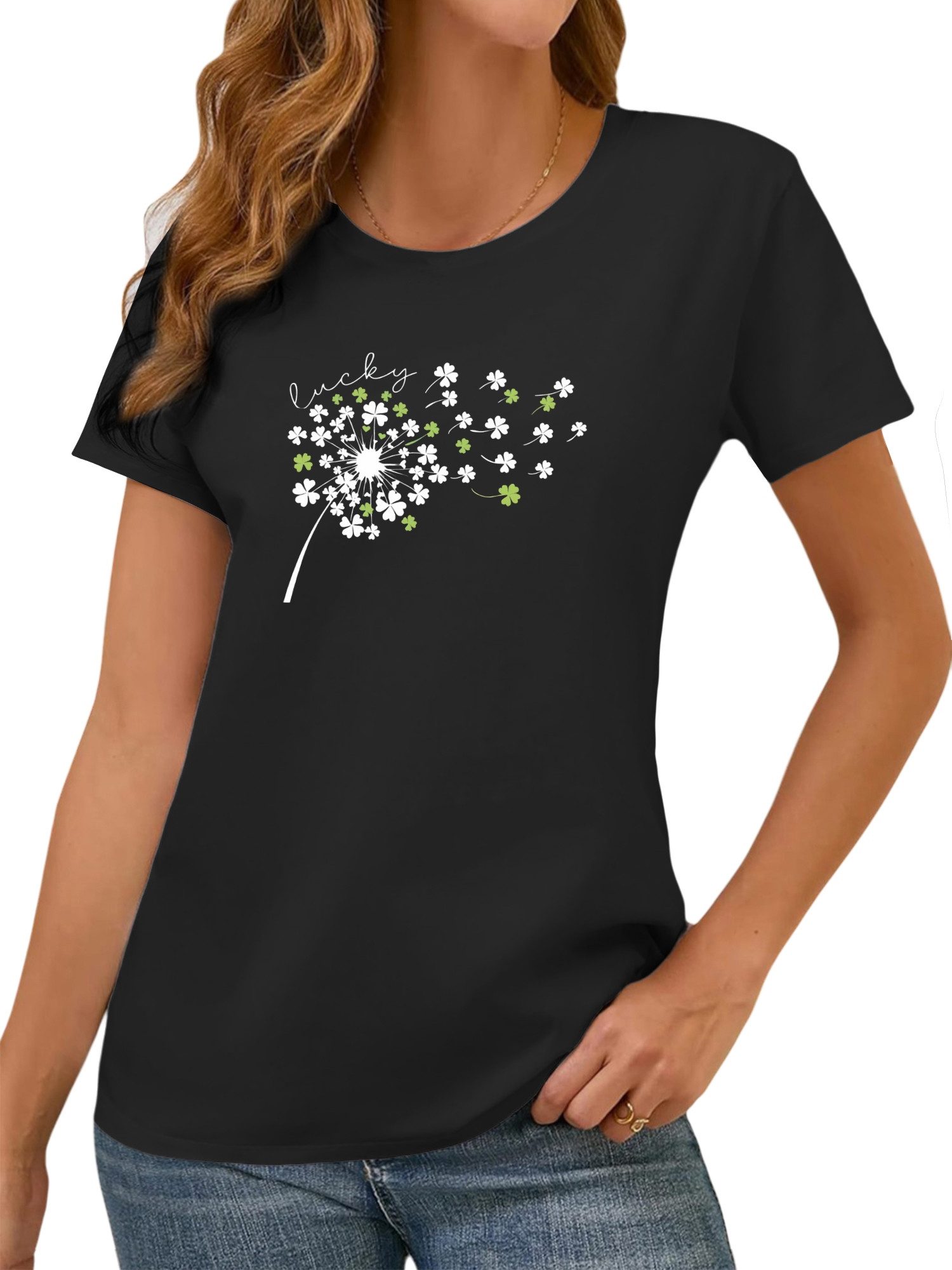PYL Kurzarmshirt Damen Sommer Casual T-Shirt günstig online kaufen