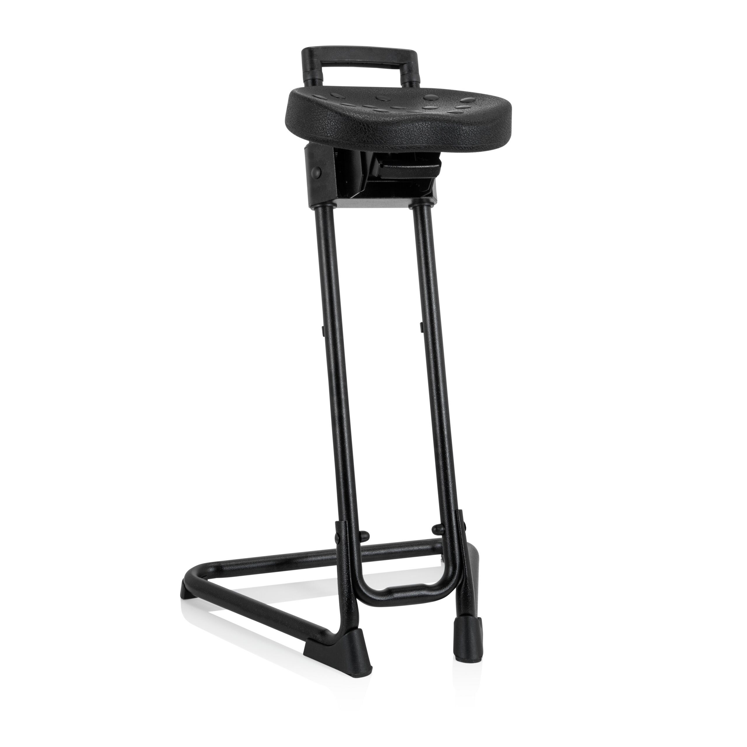 hjh OFFICE Stehhilfe TOP WORK 32 Arbeitshocker Kunststoff Höhe 86.0 cm, Ergonomischer Stehsitz, Höhe & Neigung verstellbar