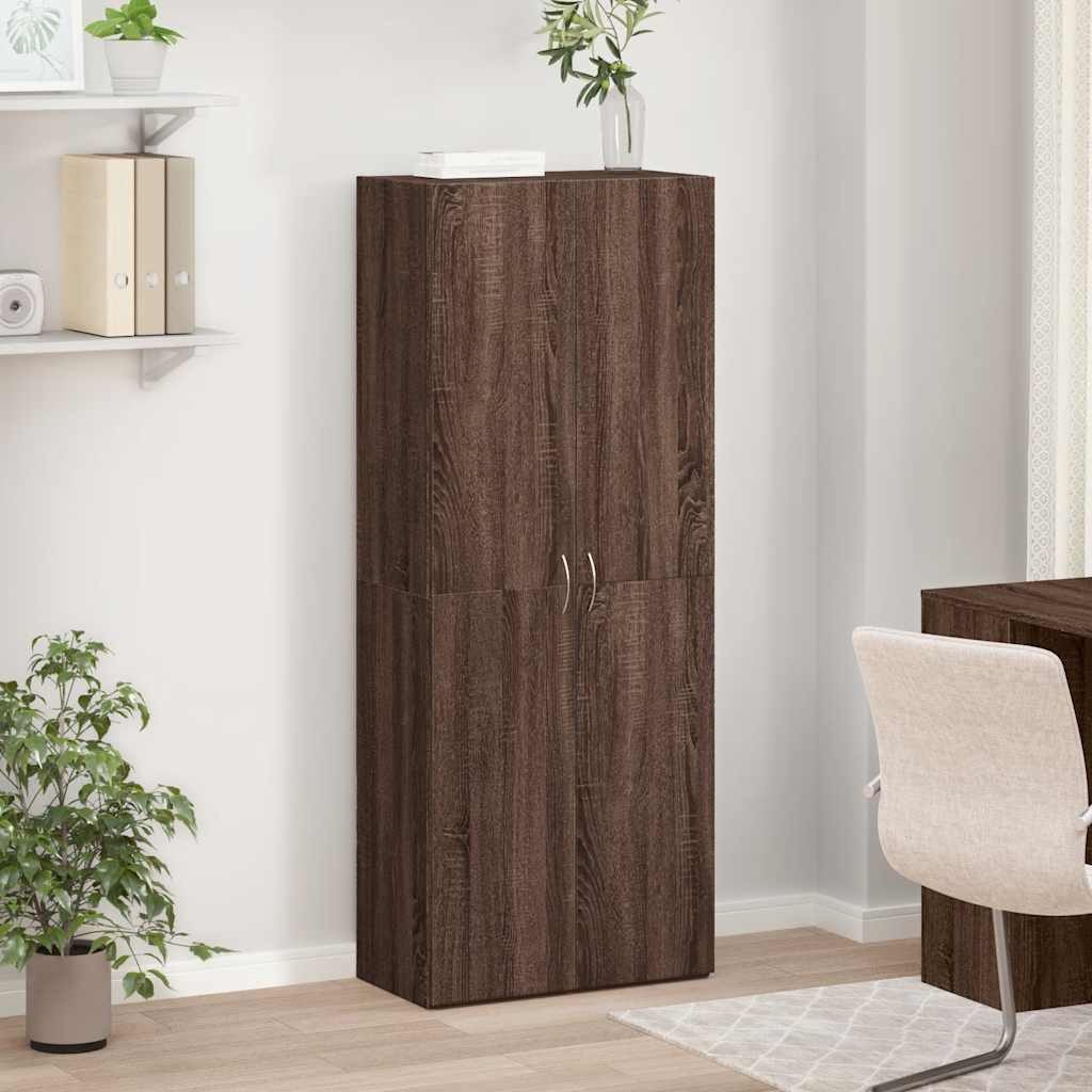 vidaXL Aktenschrank Aktenschrank Braun Eichen-Optik 60x32x153 günstig online kaufen