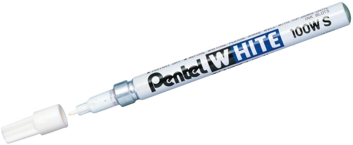 PENTEL Permanentmarker Lackmarker 1,0mm Rundspitze weiß