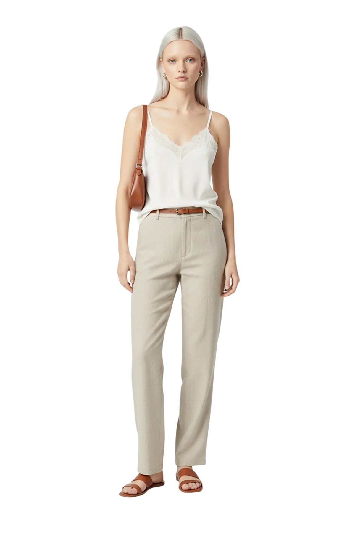 Alexa Dash Blusentop Trägertop mit Spitzendetails