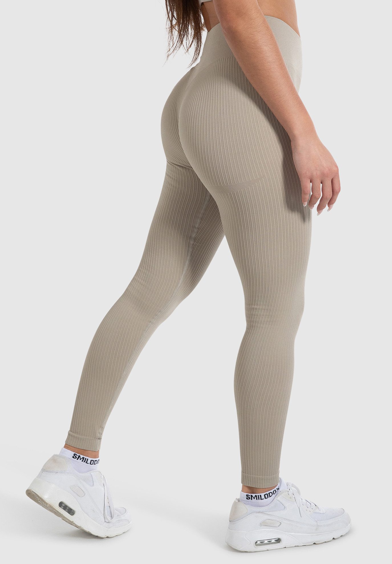 Smilodox Leggings Amaze Ripp, Blickdichte Sporthose günstig online kaufen