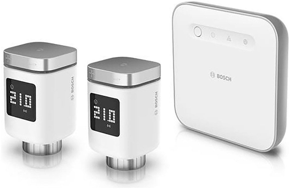 BOSCH Heizkörperthermostat Smart Home Starterset mit 2 Радіаторні термостатиn [+M], (Set)