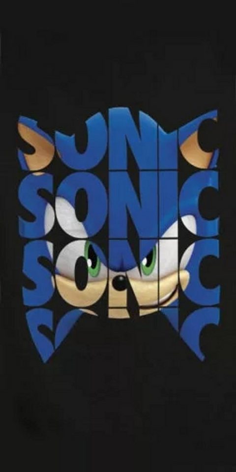 Sonic SEGA Badetuch Sonic the Hedgehog Strandtuch Gamer Unisex Handtuch  Badetuch Duschtuch