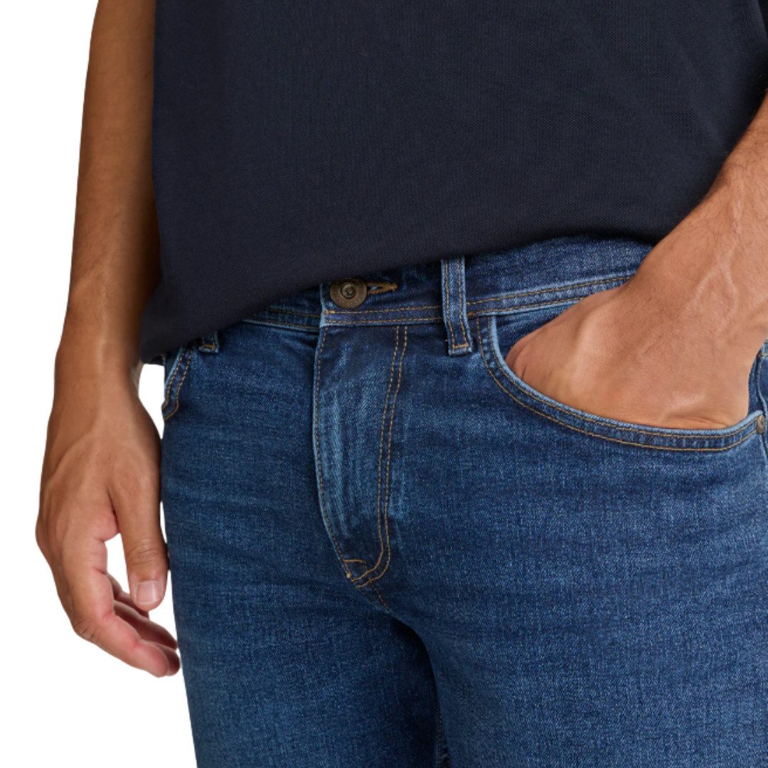 CROSS JEANS® Relax-fit-Jeans Antonio E161-518 Dark Blue 5-Pockt Style – Bild 3 von 5