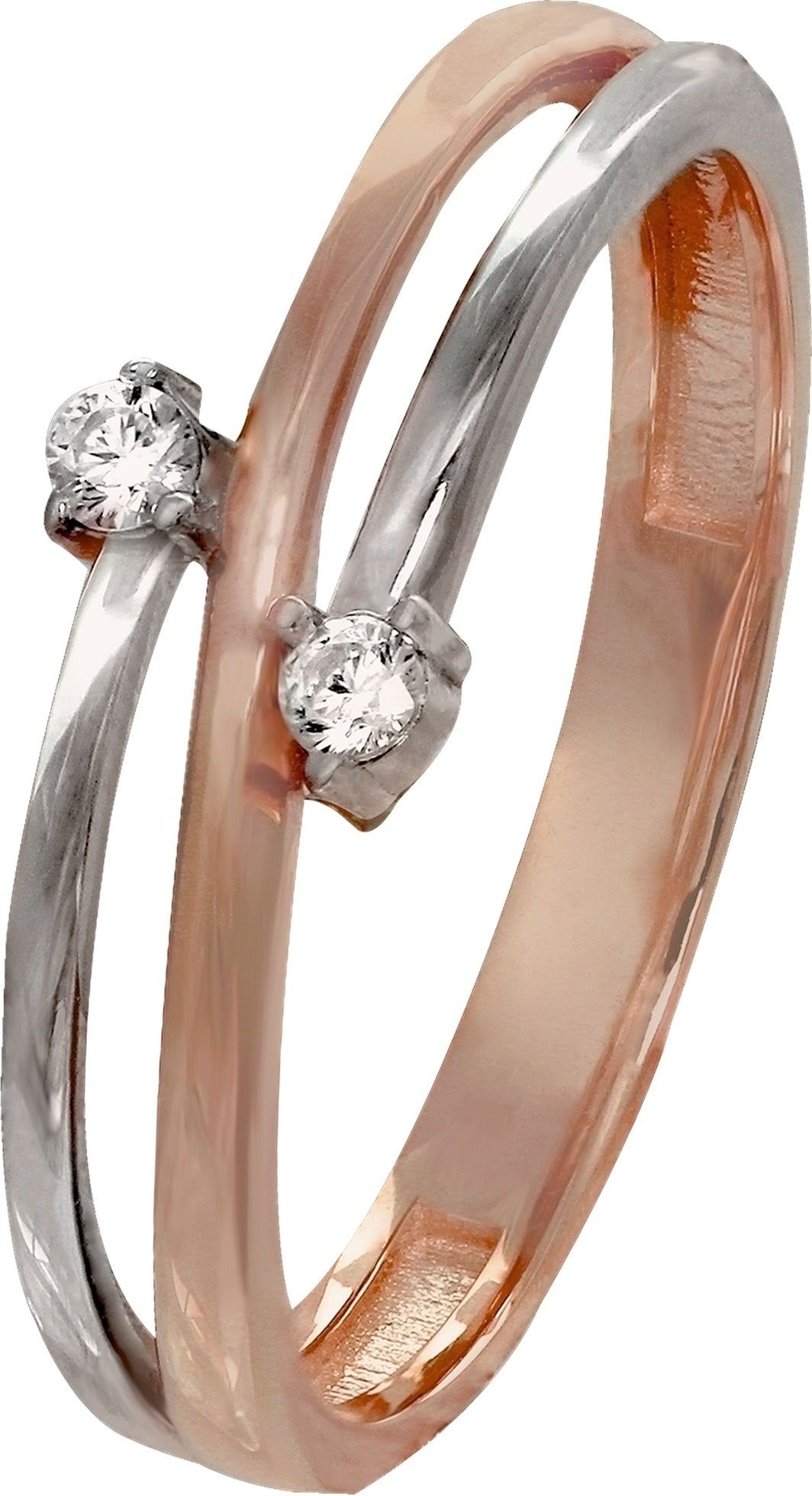 Goldring GoldDream Gold Ring Boho zweifarbig