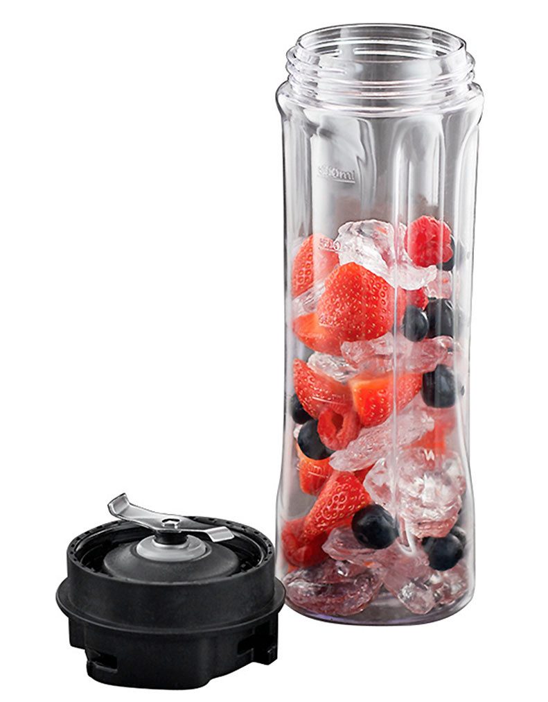 RUSSELL HOBBS Smoothie-Maker Mix & Go Smoothie Maker 23472-56, 300 W, 600 ml Mixbehälter, spülmaschinenf., Edelst., Power Motor 23.500 U/min