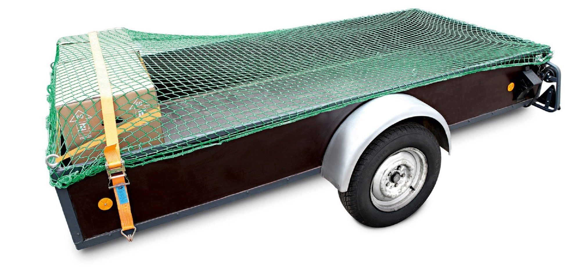 Kraft Werkzeuge Laubschutznetz Anhänger-Netz 220 x 150 cm grün (1 Stück), Extra hohe Reißfestigkeit