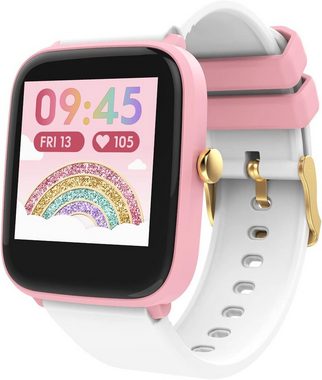 ice-watch mit Silikonarmband Smartwatch (1,40 Zoll), Hochwertige für Mädchen mit vielseitigen Funktionen