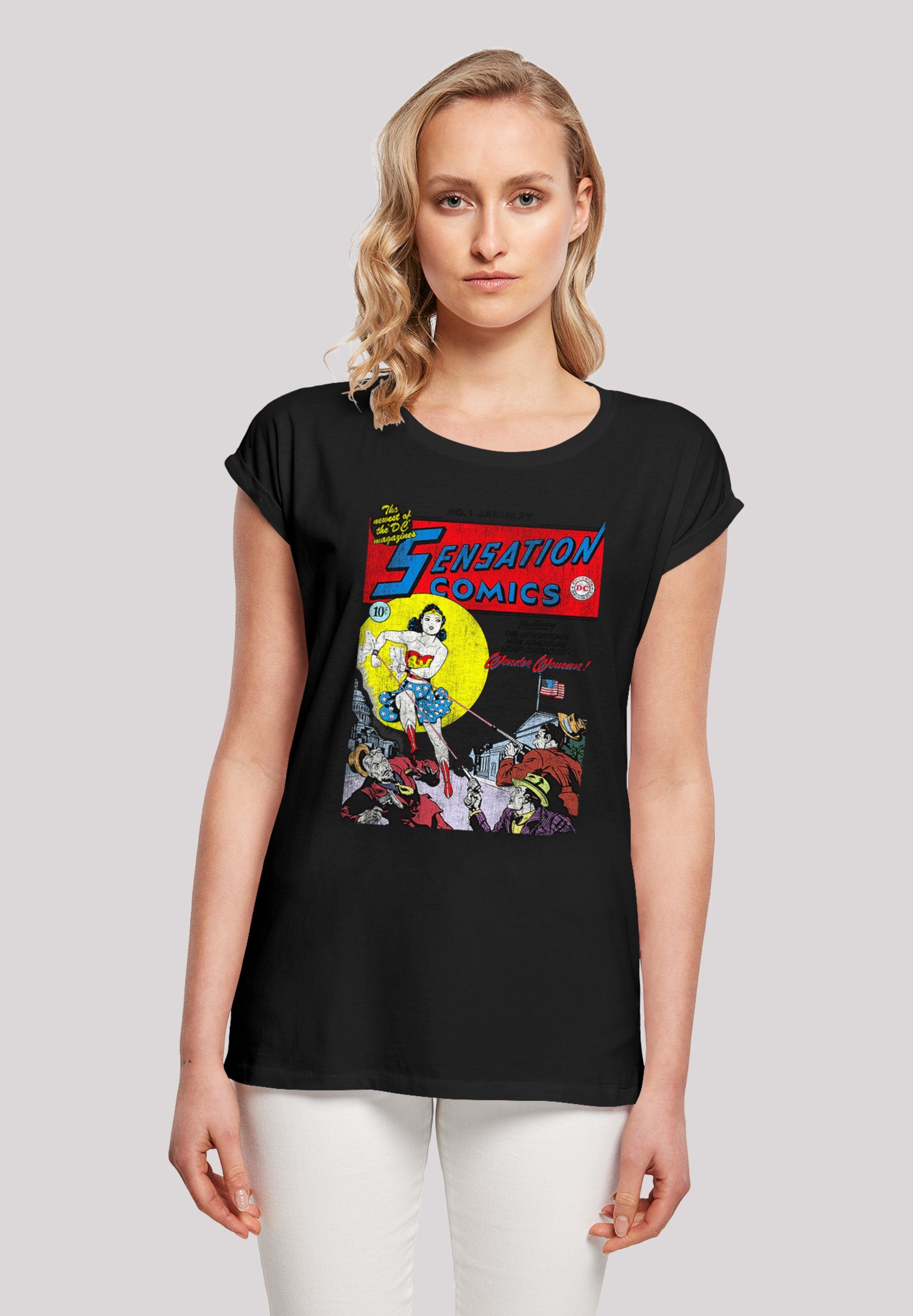 F4NT4STIC T-Shirt »Extended Shoulder T-Shirt DC Comics Wonder Woman  Sensation Comics Issue 1 Cover« online kaufen | OTTO