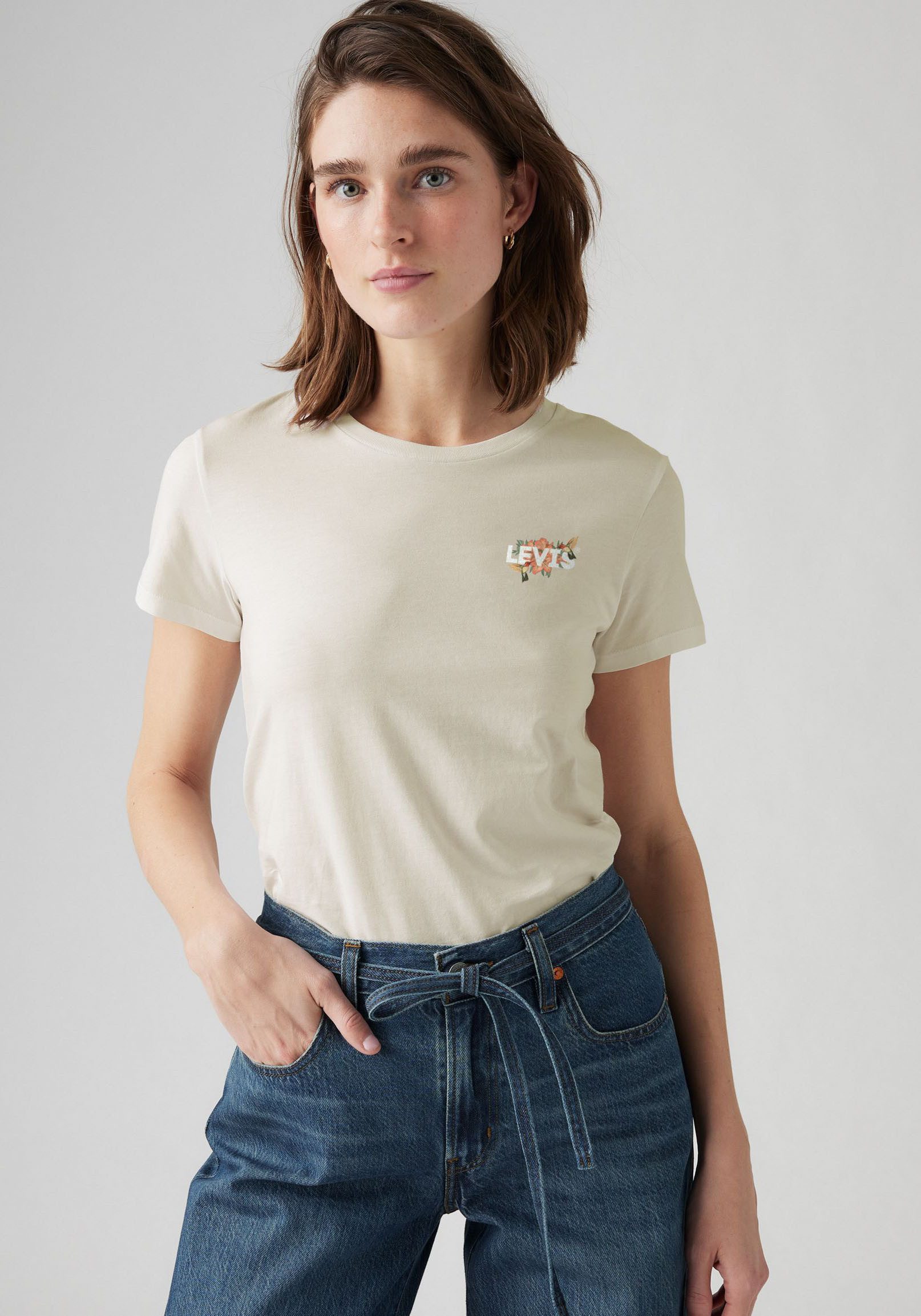Levi's® T-Shirt THE PERFECT TEE mit Batwing-Logoprint günstig online kaufen