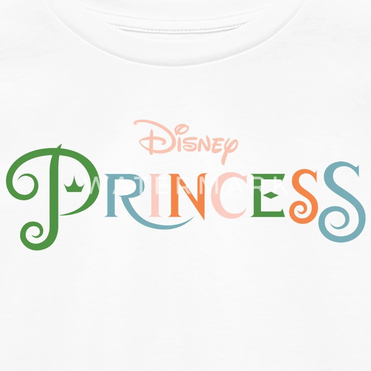 Spreadshirt T-Shirt Disney Prinzessinnen Schriftzug Kinder Premium Langarmshirt (1-tlg)