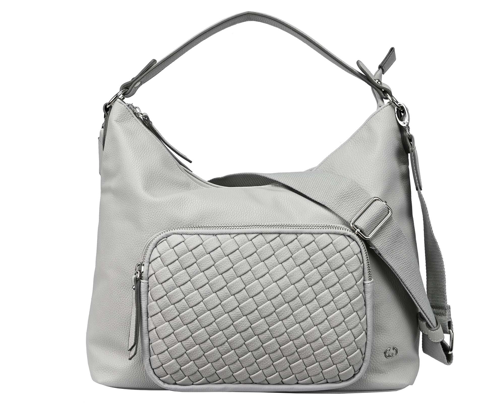 Handtasche Gerry Weber Hobo LVZ vegan Shoulderbag WAVE 37x26x14 opal gray 810