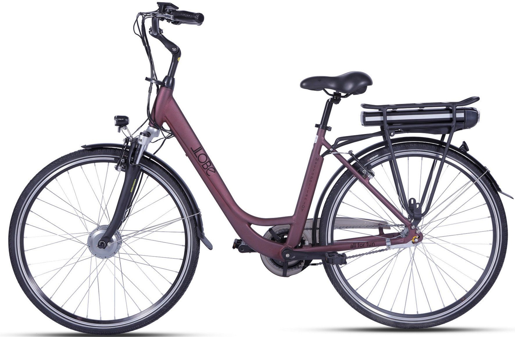 Akku JOY 360 2.0, 10Ah, LLobe Wh Frontmotor, Metropolitan E-Bike