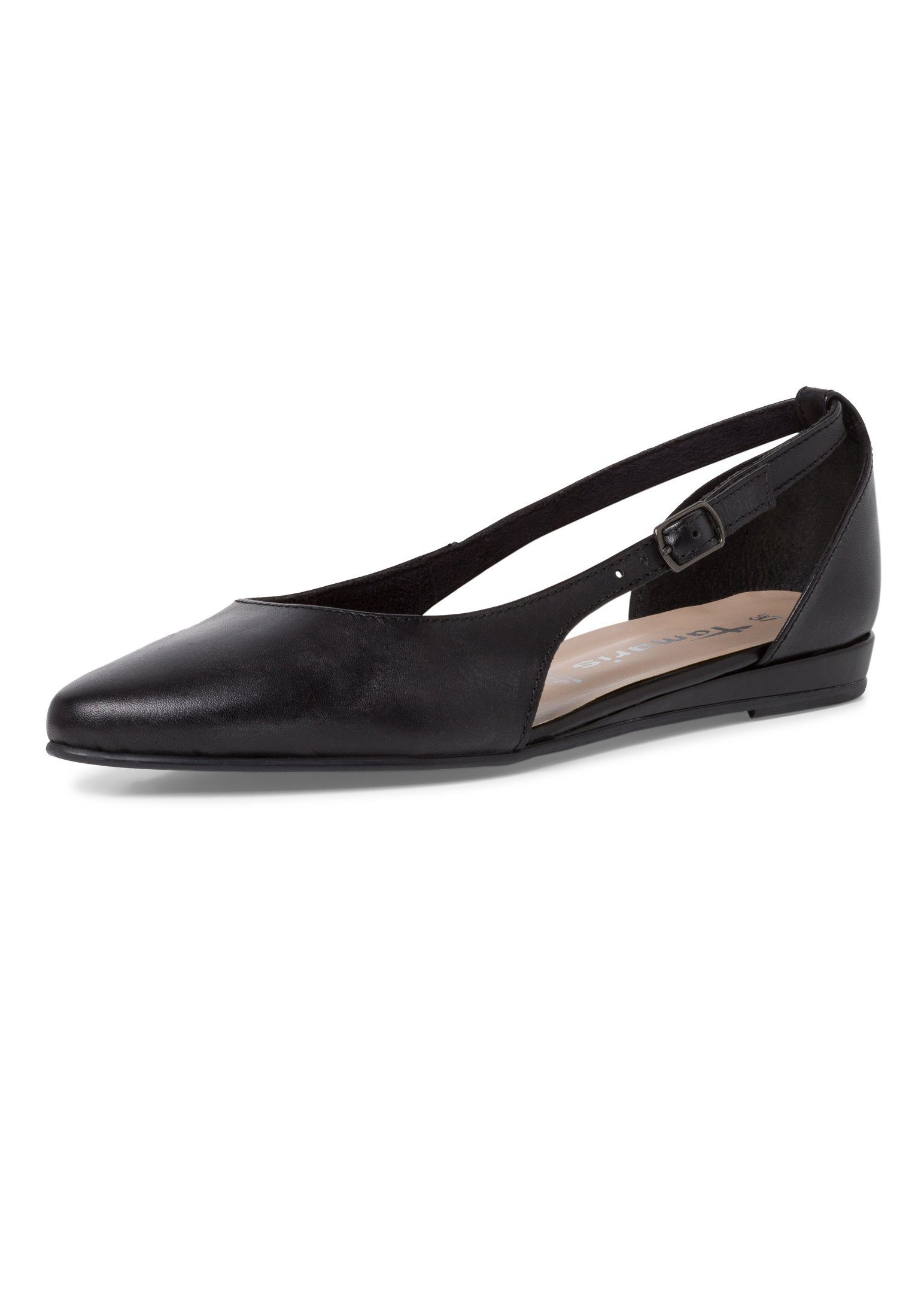 Tamaris 1-24230-20 003 Black LEATHER) (BLACK Schwarz Ballerina