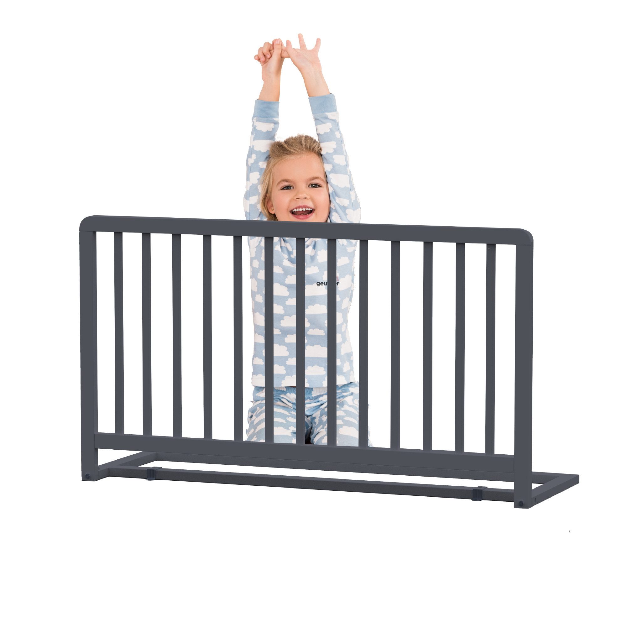 Geuther Bettschutzgitter Bettschutzgitter „Lissi“ – 60 cm hoch, 110 cm lang, auch für Boxspringbetten geeignet