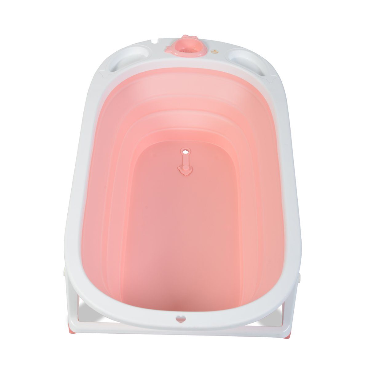 Ablagefächer Wasserablauf, cm, 83 Cangaroo Carribean Babybadewanne pink Babybadewanne