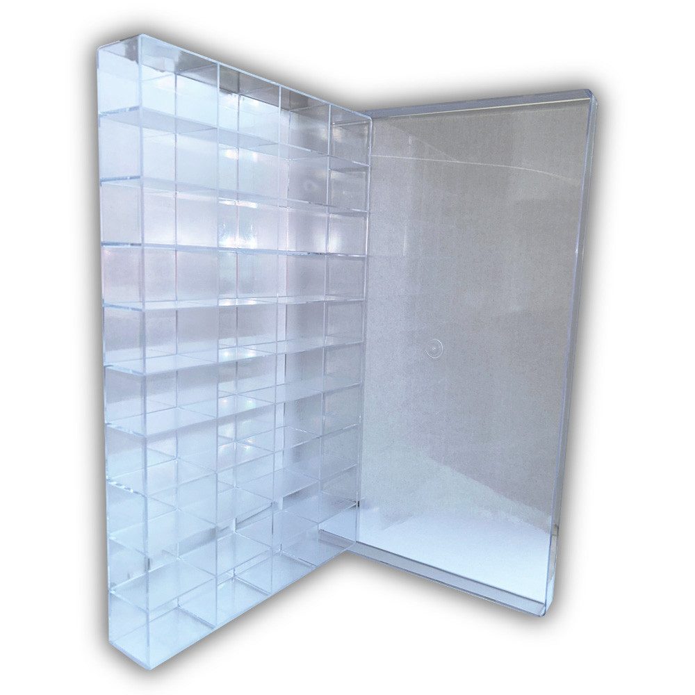 collect-it.de MY HOME OF CARDS + TOYS Aufbewahrungsbox 12 Sortierkästen 40-fach transparent