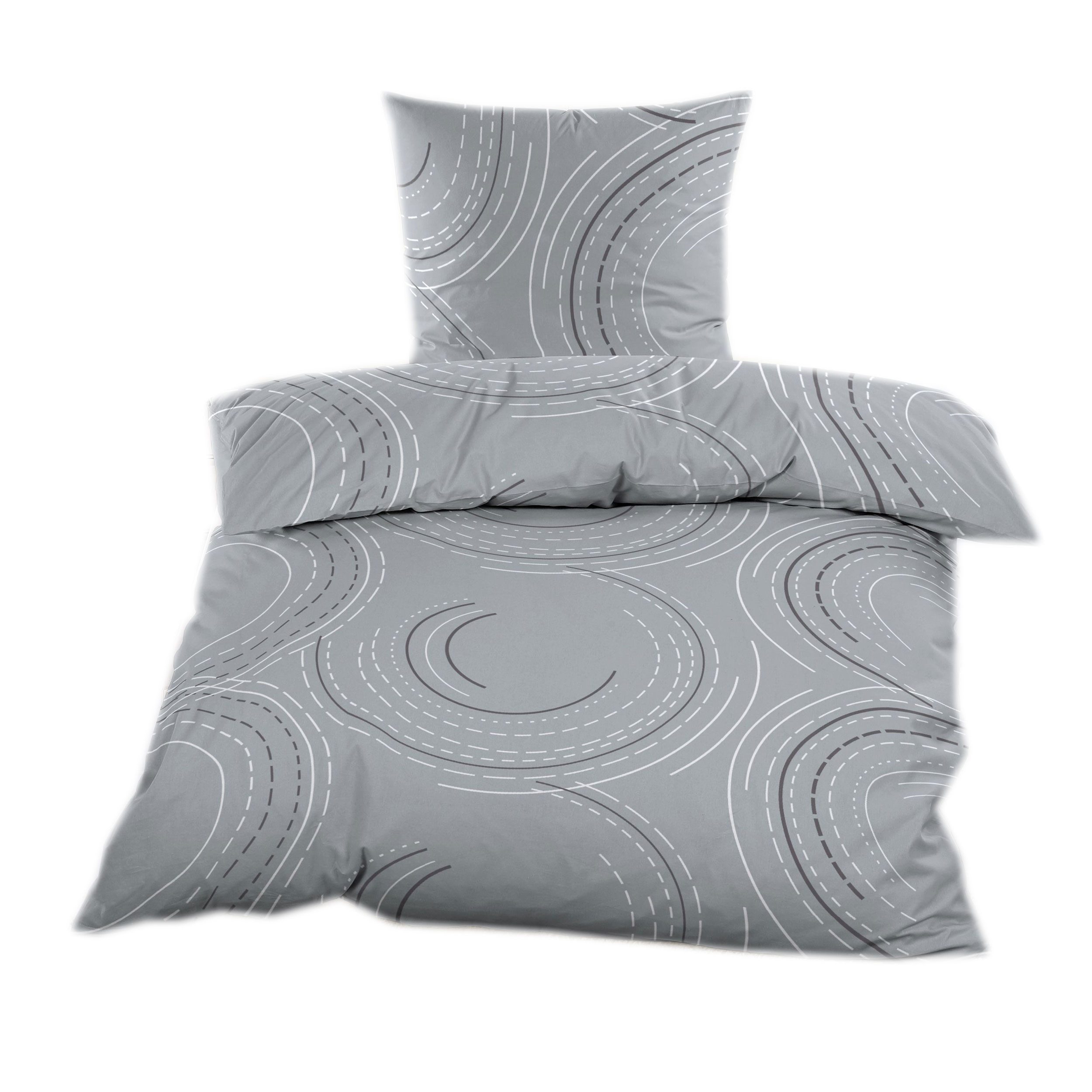 Casa Colori Bettwäsche Microfaser Fleece Wintergarnitur 135x200 cm kuscheli günstig online kaufen