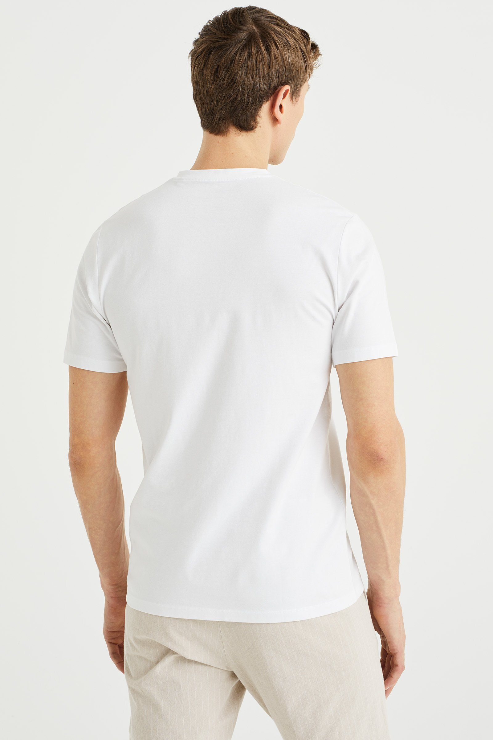 Fashion Weiß T-Shirt (2-tlg) WE