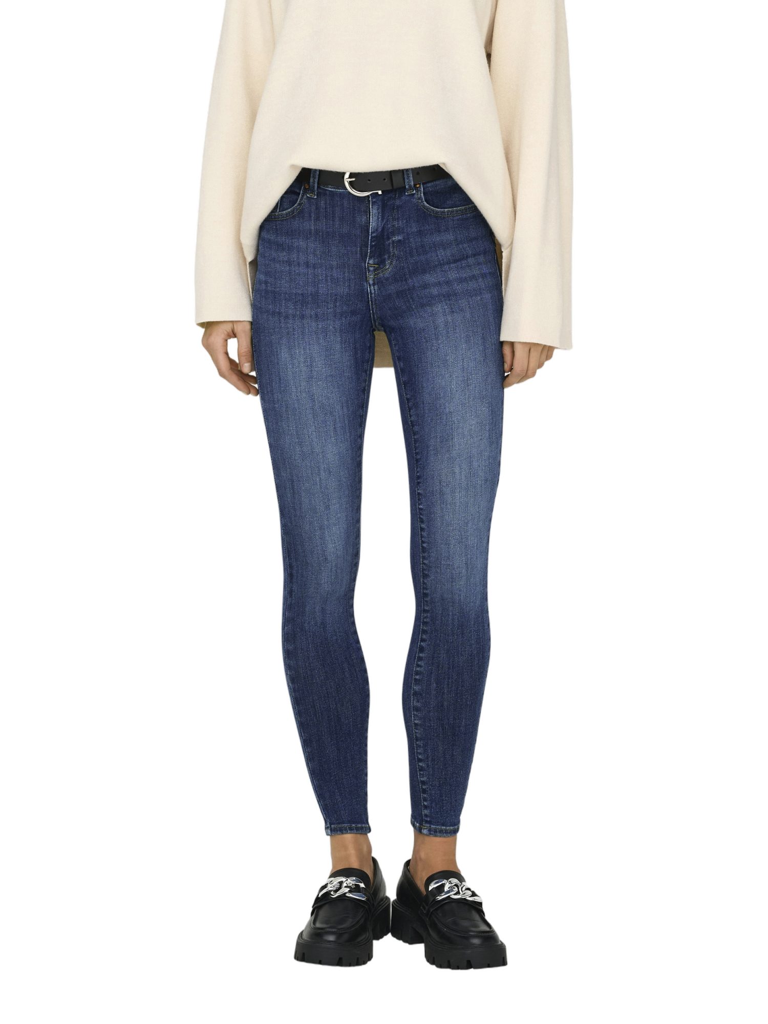 ONLY Jeansleggings 2026 8_PRESPRING blau,Casual,Baumwolle,Unifarben,Skinny,Mittel – Bild 3 von 5
