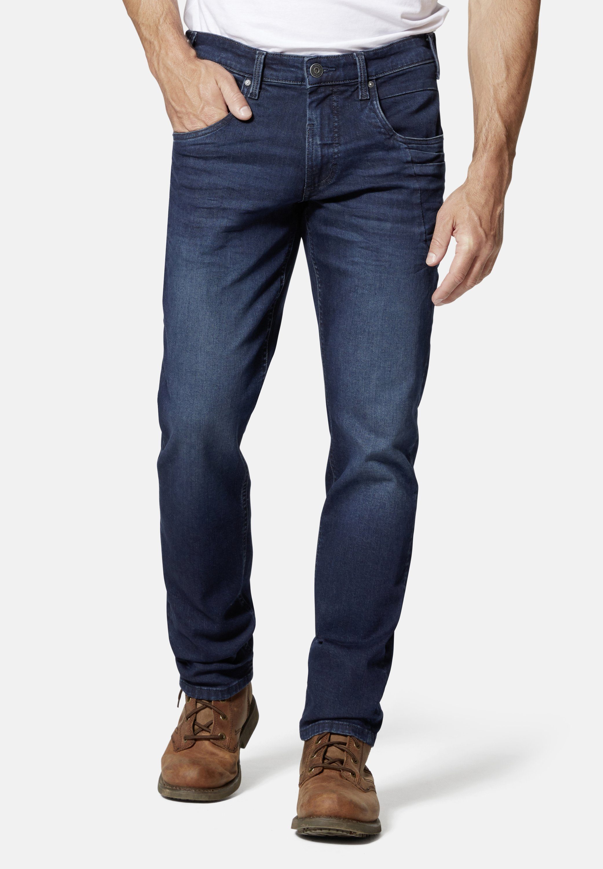 HERO by John Medoox 5-Pocket-Jeans Baxter Denim Relaxed Fit darkblue tint