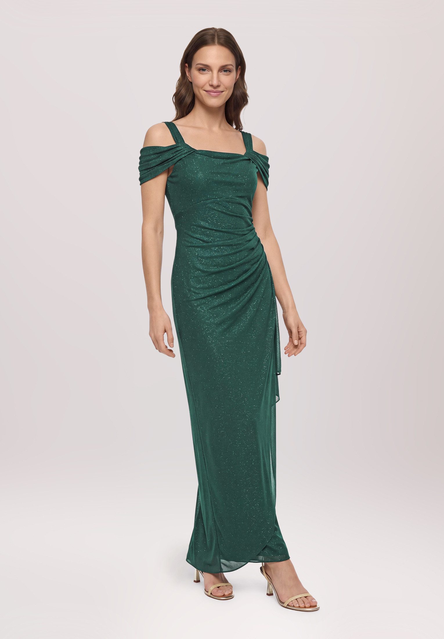 Vera Mont Abendkleid Damen im Glitzer-Look