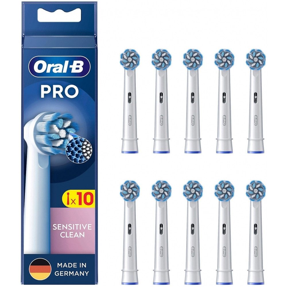Oral-B Zahnbürste Oral-B Pro Sensitive Clean 10 Aufsteckbürsten für Zahnbürsten.