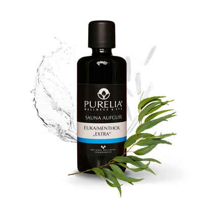 Purelia Aufgusskonzentrat PURELIA Saunaaufguss Euka-Menthol 100 ml natürlicher Sauna-Aufguss -