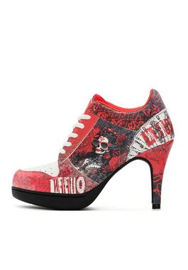 Missy Rockz POKERFACE 2.0 red/black High-Heel-Stiefelette Absatzhöhe: