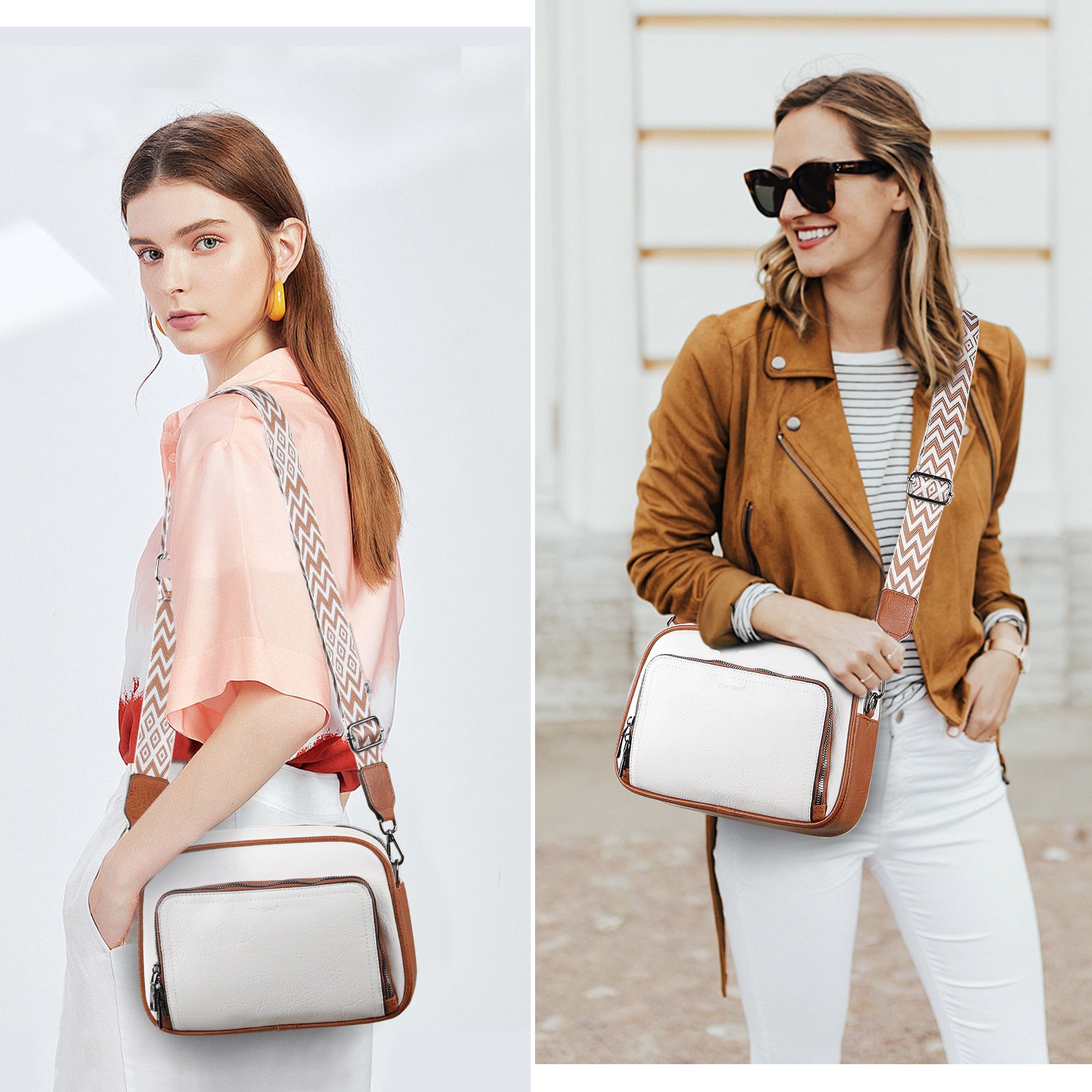 TAN.TOMI Umhängetasche Handtasche Damen mittelgroß tasche mit Verstelbaar S günstig online kaufen