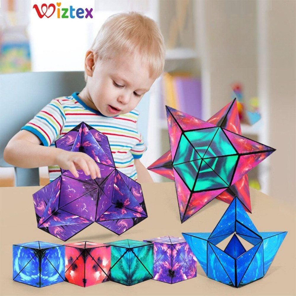 Wiztex Magnetisches Würfelpuzzle verwandelt sich in günstig online kaufen