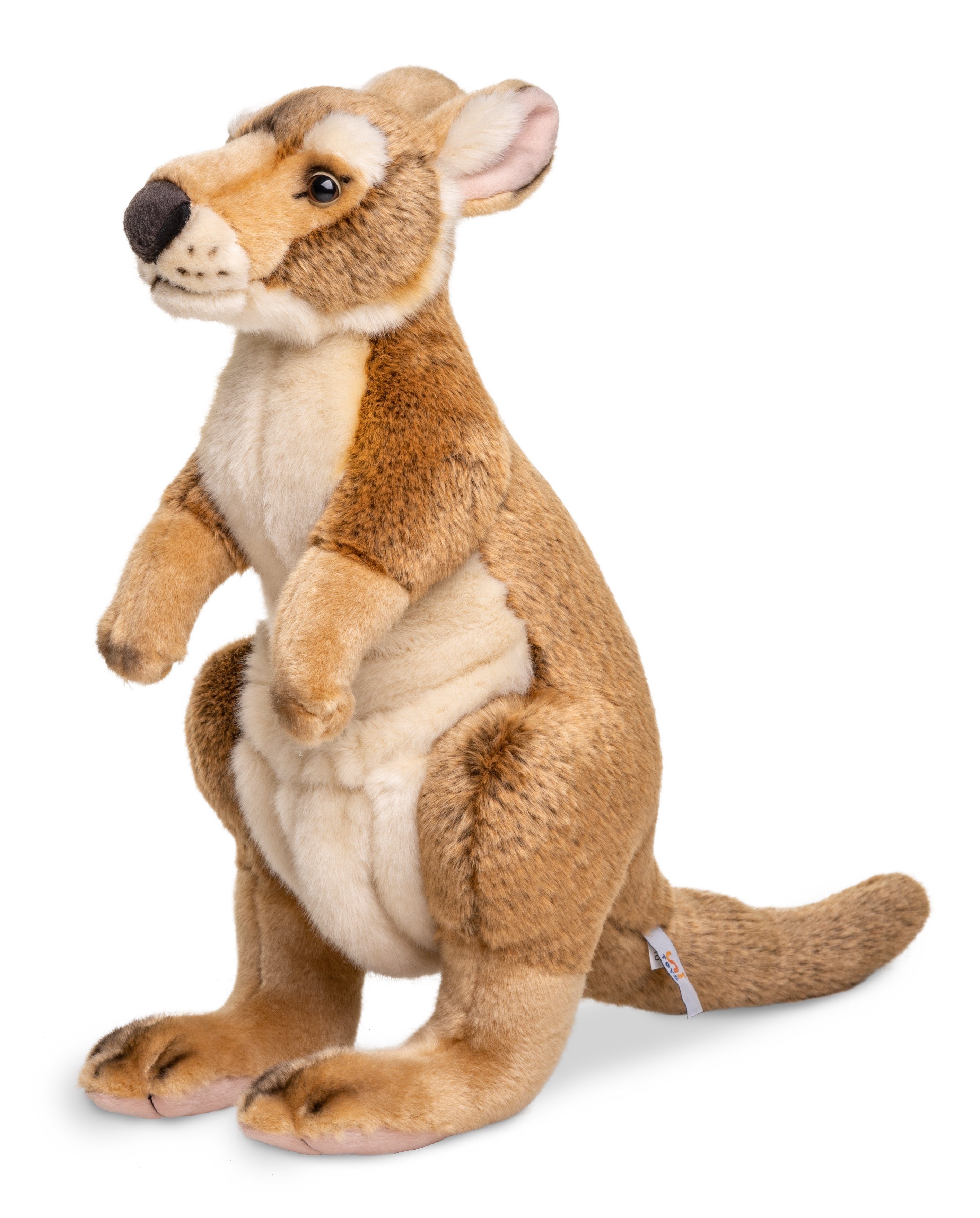 % Uni-Toys Füllmaterial stehend Kuscheltier Plüsch-Beuteltier zu 100 40 Känguru - (Höhe) cm - - Plüschtier, Mama, recyceltes