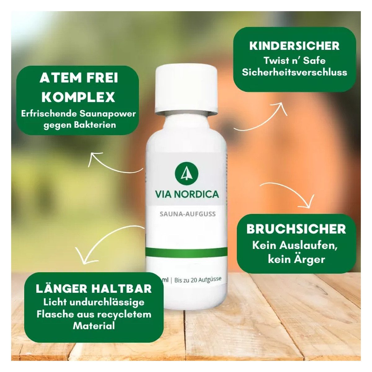 via nordica Aufgusskonzentrat via nordica - Saunaaufguss - Sanddorn 100ml