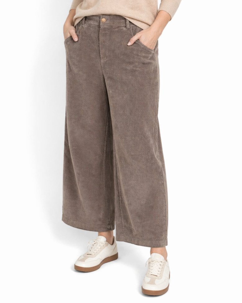 ITALY VIBES Cordhose - Hose Damen - Barrel fit - Stoffhose - ITALY VIBES ONE SIZE / passend für Größe XS - L