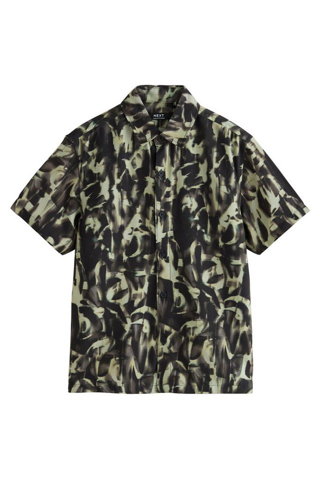 Next Kurzarmhemd T-Shirt mit kurzen Ärmeln, durchgehend bedruckt (1-tlg)