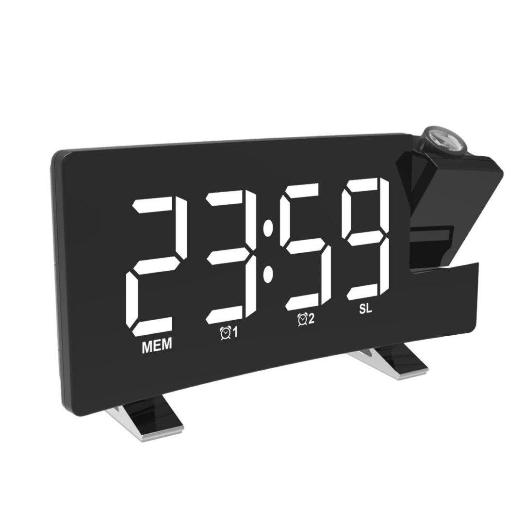 Projektionswecker Digital Wecker Radiowecker Digitalwecker Projektion LED Alarm Radio